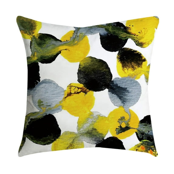 Skegnu Travel Pillow Pineapple Leaf Yellow Case Sofa Car Waist Throw Cushion Cover Home Decor Throw Pillow for Couch on Clearance