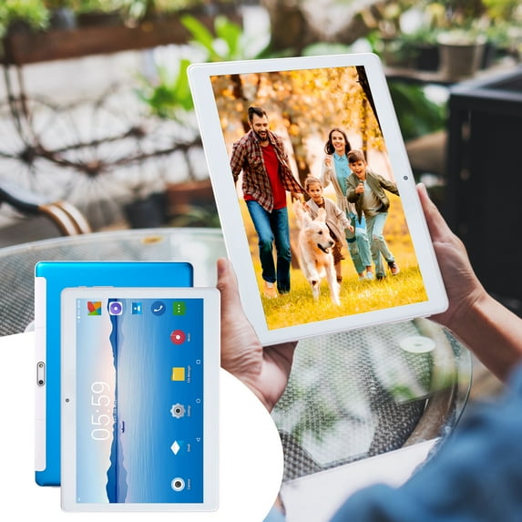 Skegnu Upgraded 10.1-inch Tablet Computer 2+16G 10 Core Android Ultra-thin High-definition Screen Learning Game Video Office Tablet Supports Dual SIM Card Voice Call Gifts for Family 50% Off Clear!