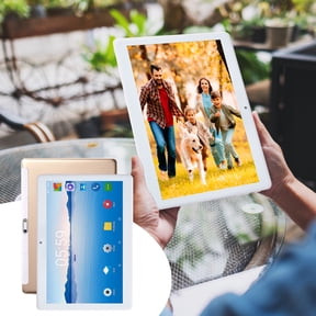 Skegnu Upgraded 10.1-inch Tablet Computer 2+16G 10 Core Android Ultra-thin High-definition Screen Learning Game Video Office Tablet Supports Dual SIM Card Voice Call Gift for Girls on Clearance