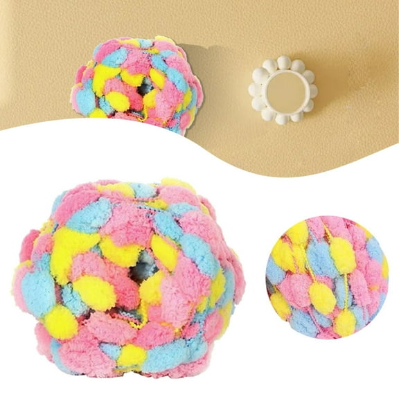 Skein Color Chunky Yarn Pomp A Doodle Yarn Pom Yarn Soft Yarn For Crocheting Plush Yarn For Knitting Blanket Rugs Sweater Bag Cushion DIY Knitting DIYCotton, Multi-Color A