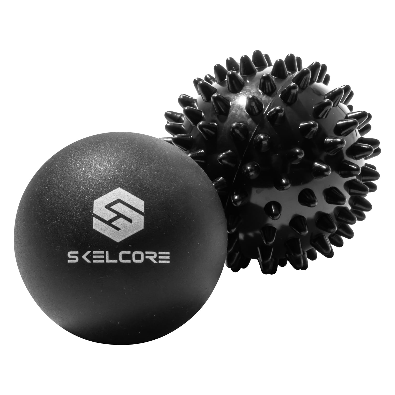 Skelcore 2 Massage Ball Set, Smooth & Spiky Massage Balls for Targeted