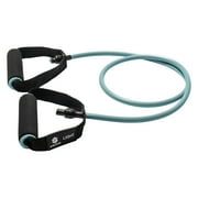 Skelcore Resistance Exercise Tube with Foam Handles, Medium Resistance 30lbs