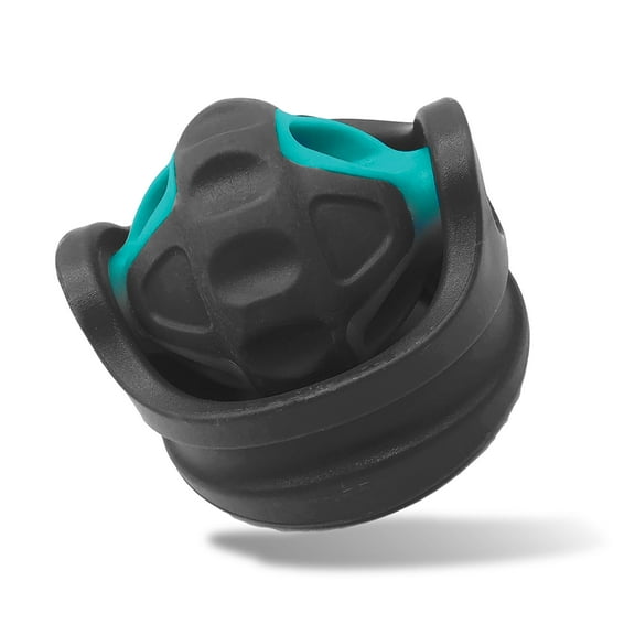 Skelcore Spiky Massage Ball for Plantar Fasciitis Relief, Black/Green