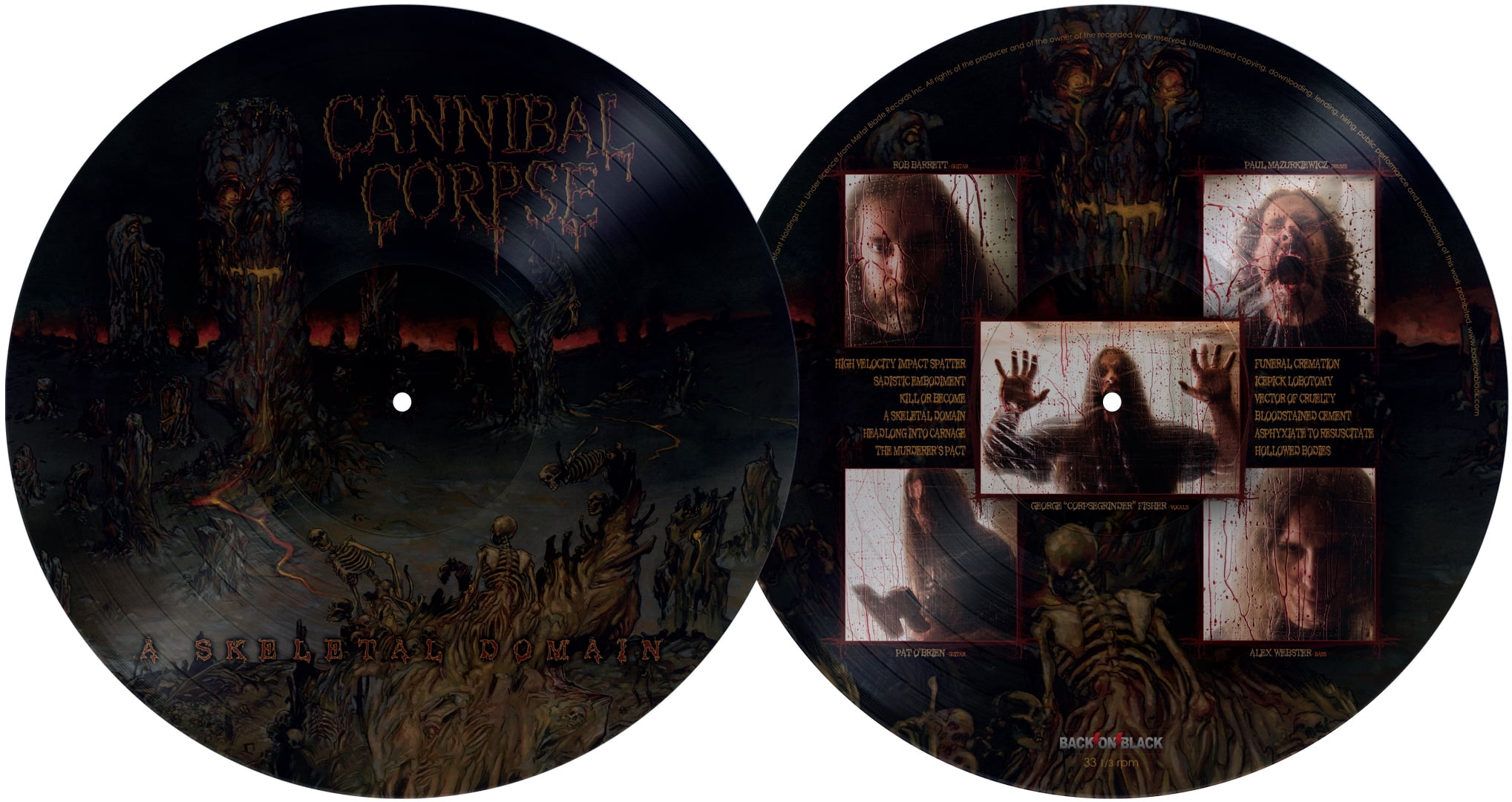 Cannibal Corpse - A Skeletal Domain - Music & Performance - Vinyl