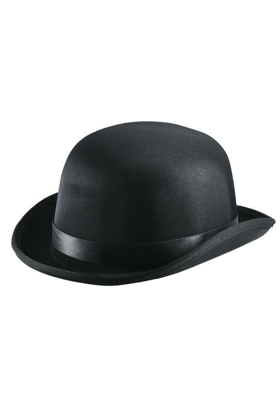 Black Bowler Derby Hat Costume Accessories Victorian Hats for Adults and Children Costumes