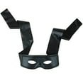 thumbnail image 1 of Skeleteen Black Burglar Masquerade Mask - Faux Leather Costume Bank Robber Thief Mask with Tie Strings, 1 of 5
