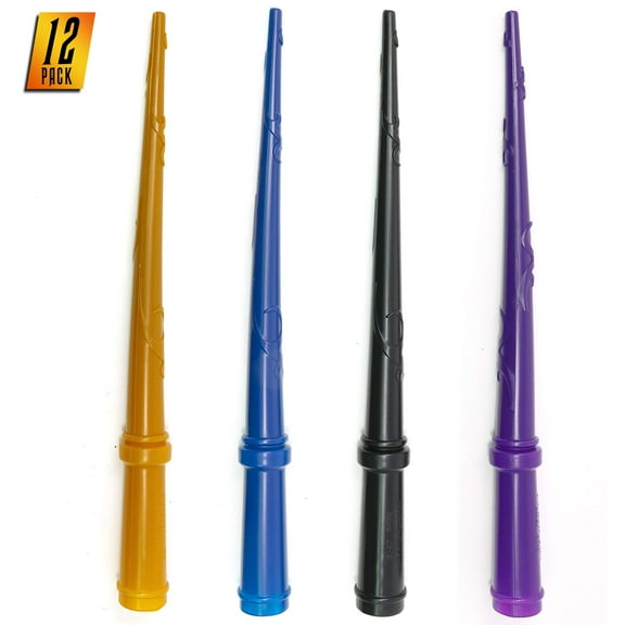 Skeleteen Wizard Wands Party Favors - Magic Wizard Wand for Birthday Party Favor - 12 Pack