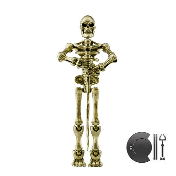 Skeleton Action Figure Halloween Movable Plastic Multi-Jointed Skeleton Decoration for Collectors and Desktop Decor