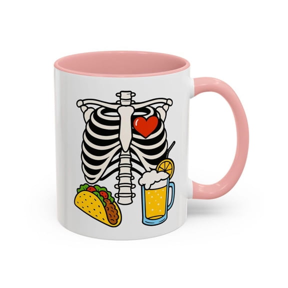 Skeleton Airport Security Mug, Hilarious C1Artoon XRay Checkpoint Scene, Spooky Travel Humor Coffee Cup, Unique Skeleton Lover GifT1 Idea