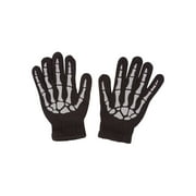 Skeleton Black Full Finger Gloves