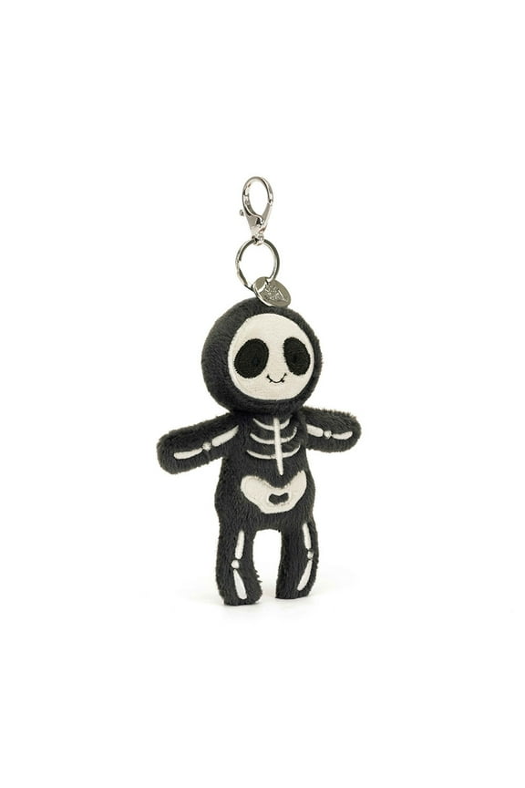 Skeleton Bob Bag Charm - Classic Gifts Series Soft Plush Keychain for Backpacks, Stuffed Animal Toy Accessories for Cute Gifts, Plush Charm Decor
