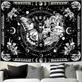 thumbnail image 1 of Skeleton Butterfly Tapestry Pink Skull Hippie Mushroom Plants Tapestry for Bedroom Moon phase Aesthetic Tapestries Wall Hanging for Living Room Dorm, 1 of 6