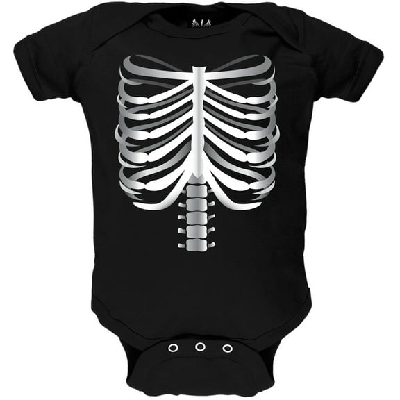 Skeleton Cage 3D Costume Baby One Piece - 3-6 months