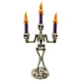 thumbnail image 1 of Skeleton Candle Lamp-Halloween Decorations-Halloween Skeleton Candelabra Decorations Led Light Up Candle Holder with Flashing Colored Theme for Home Tabletop, 1 of 6