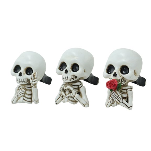 Skeleton Car Air Gothic Truck Interior Accessory Funny Automotive for Men Women Teens