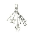 thumbnail image 1 of Skeleton Chain Keychain - Halloween Pendant Ornament, Alloy Material Movable Skeleton - Shaped Keychain, 1 of 8