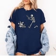 thumbnail image 1 of Skeleton Chasing Corgi Halloween Vibe Corgi Dog Lover T-Shirt, Fullsizes S-5XL Multicolors T-Shirt, 1 of 5