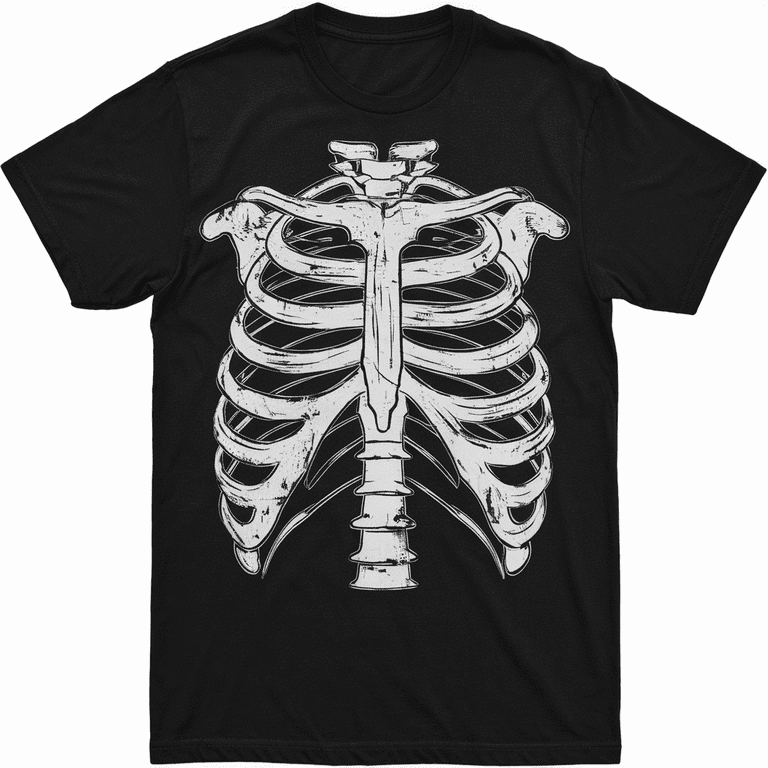 Skeleton Chest X-Ray Easy Costume T-Shirt Skeleton Chest X-Ray Easy Costume T-Shirt