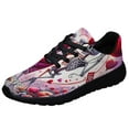 thumbnail image 1 of Skeleton Couple Valentine Day Shoes Sneakers Black Size 5, 1 of 7