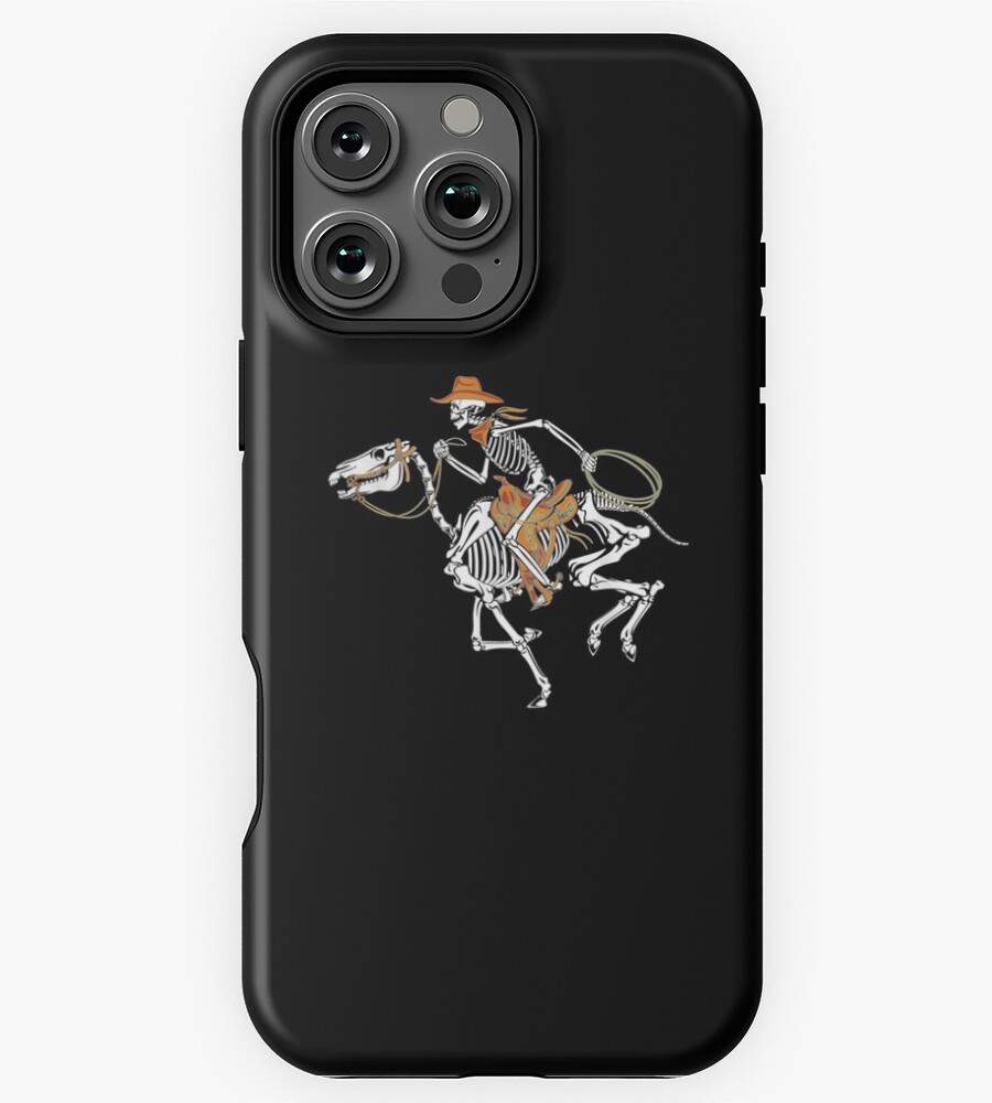 Skeleton Cowboy Riding Horse Halloween Rider GA5627 Phone Case for ...