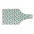 thumbnail image 1 of Skeleton Cutting Board, Whimsical Pattern with Scary on Skateboard with Bubbles, Decorative Tempered Glass Cutting and Serving Board, in 3 Sizes, by Ambesonne, 1 of 2