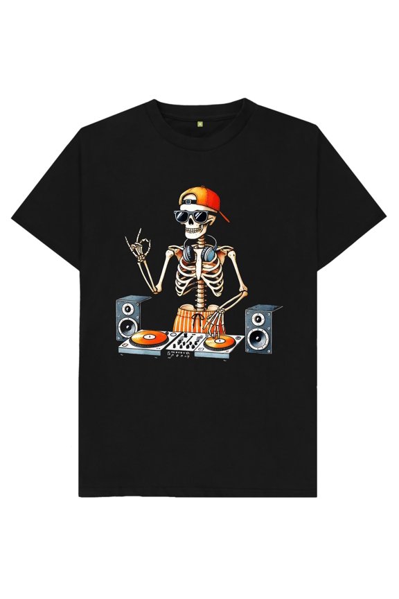 Skeleton DJ T Shirt