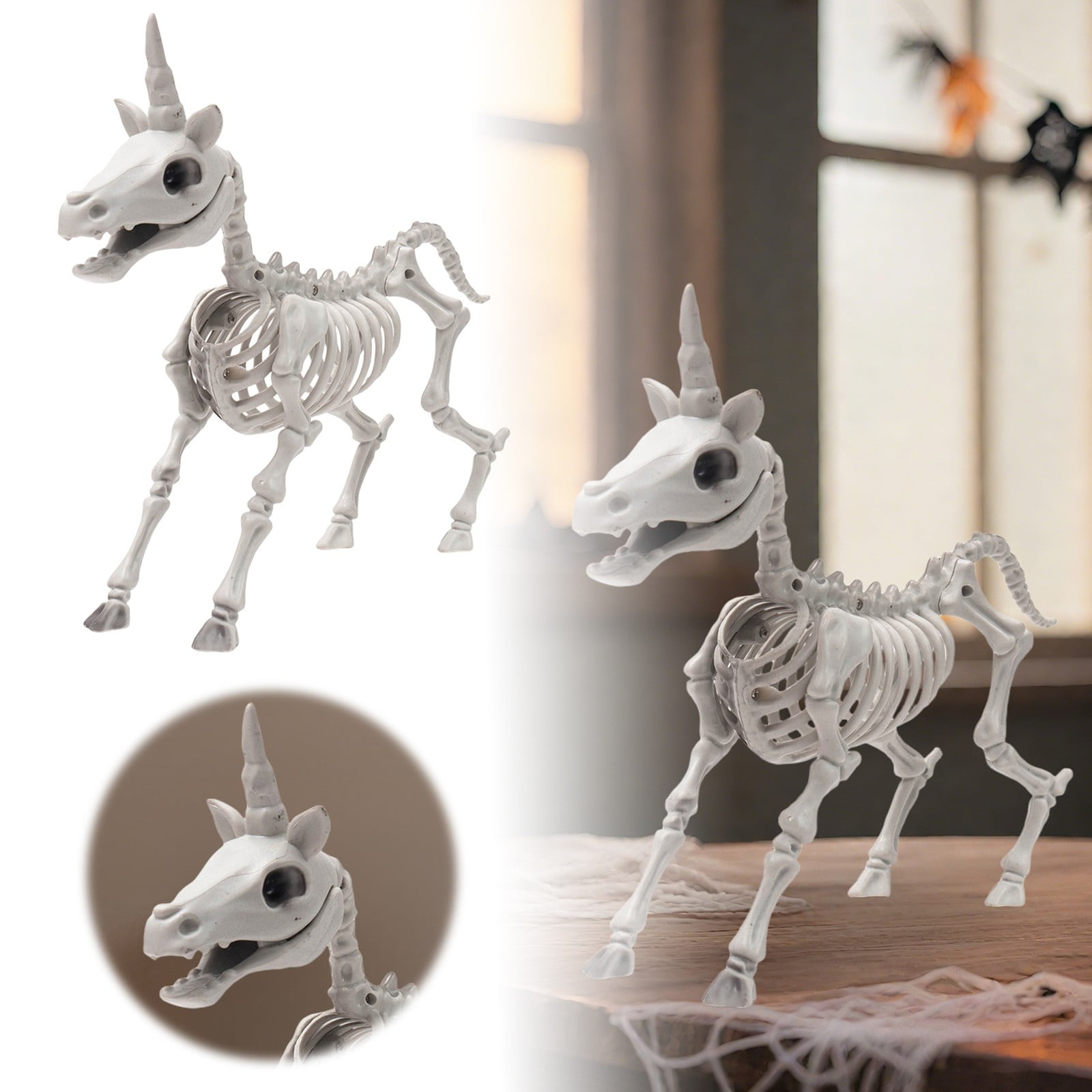 Skeleton Desktop Ornament Halloween Decoration Unique Bone Figurine ...