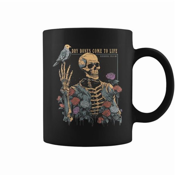 Skeleton Dry Bones Come To Life Coffee Mugs