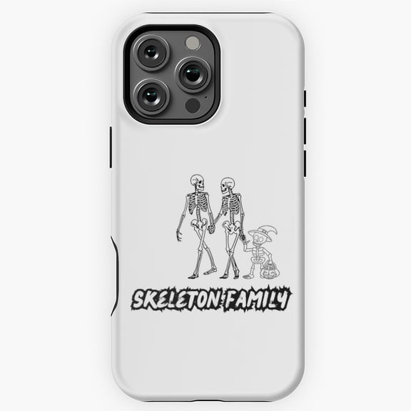 Skeleton Family Halloween Spooky Season Family Retro Scary Phone Case for iPhone 16 15 14 13 12 11 Pro Max M5907649
