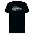 thumbnail image 1 of Skeleton Fish T-Shirt Men -Image by Shutterstock, Male 3X-Large, 1 of 2