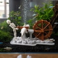 thumbnail image 1 of Skeleton Fish Tank Ornament Halloween Aquarium Skull Decor, 1 of 6