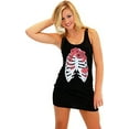 thumbnail image 1 of Skeleton Flower Juniors Costume Black Tank Dress, 1 of 1