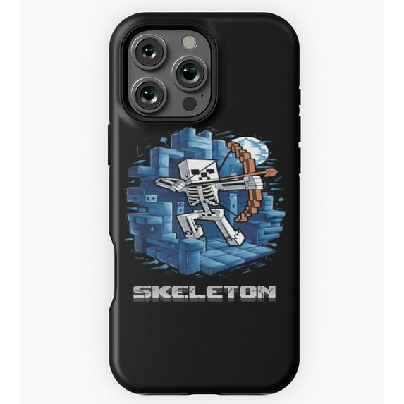 Skeleton GA5556 Phone Case for iPhone 11 to 17 Pro Max