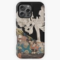 thumbnail image 1 of Skeleton Ghost Ukiyo-e Print Phone Case for iPhone 16 15 14 13 12 11 Pro Max M5900733, 1 of 2