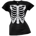 thumbnail image 1 of Skeleton Glow In The Dark Juniors Costume T-Shirt - Medium, 1 of 1