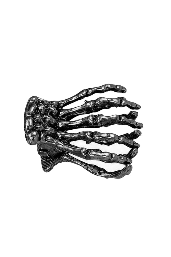 Skeleton Hair Clip Clamp Clip Hair Barrettes Halloween Skeleton Shaped Hair Styling Tool
