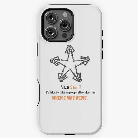 Skeleton Hand Group Star Selfie Phone Case for iPhone 16 15 14 13 12 11 Pro Max M5910617