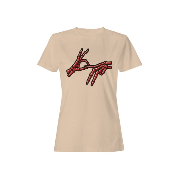 Skeleton Hand "OK" Gesture Women's T-shirt