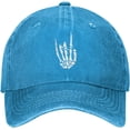 thumbnail image 1 of Skeleton Hand Rock Party Metal Cowboy Hat Men Vintage Baseball Cap Summer Sun Hat Gift Women Trucker Hat Dad Hat Black, 1 of 7