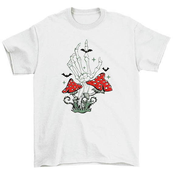Skeleton Hand Zombie Halloween T-Shirt Men Women Unisex