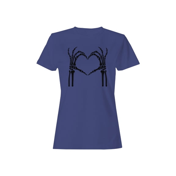 Skeleton Hands Make Heart Women's T-shirt