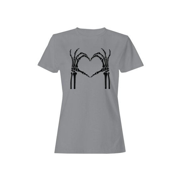 Skeleton Hands Make Heart Women's T-shirt
