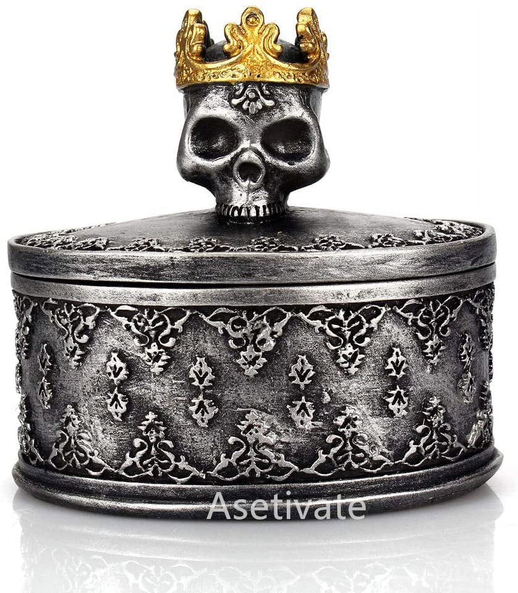 Skull jewelry holder discount