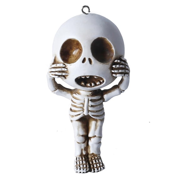 Skeleton Head Key - Miniature Collectibles - Hand Made Resin Key Organizer Perfect for Gifts and Souvenirs