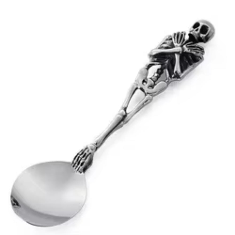 Skeleton Tableware Skeleton Head Knife Fork Spoon Tableware Kitchen Dinnerware Set Use for ...