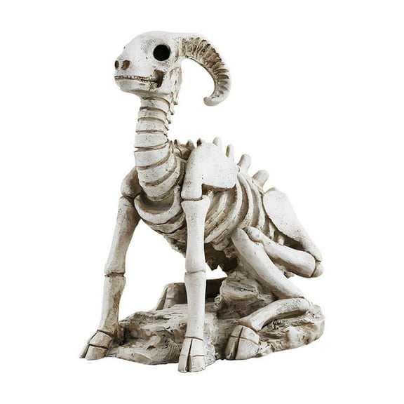 Skeleton Head Set Decoration Creative Resin Head Micro Garden Pottery Decoration