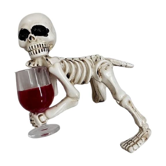 Skeleton Holder Spooky Indoor Halloween Table Decor Single Piece
