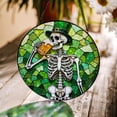 thumbnail image 1 of Skeleton Holding Beer Glass Suncatcher, Beer Lover Friend Decor, 6.3 in, 1 of 3