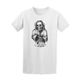thumbnail image 1 of Skeleton Holding Cards T-Shirt Men -Image by Shutterstock, Male 4X-Large, 1 of 2