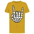 thumbnail image 1 of Skeleton Horn Hand T-Shirt Men -Image by Shutterstock, Male Medium, 1 of 2